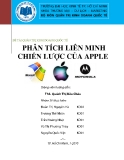 Đề tài Quản trị kinh doanh quốc tế: Phân tích liên minh chiến lược của Apple