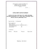 SKKN: Hướng dẫn học sinh thao tác trên mô hình để hình thành quy tắc, công thức tính diện tích trong chương Hình học lớp 5
