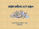 Tiểu luận: Hợp đồng kỳ hạn