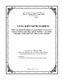 SKKN: Một vài kinh nghiệm và giải pháp nâng cao chất lượng Giáo Dục Quốc Phòng – An Ninh cho học sinh trường THPT Long Thành