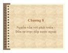 Bài giảng Kinh tế phát triển: Chương 8 - Ths. Trinh Thu Thủy