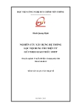 Tóm tắt luận văn Thạc sỹ ngành Truyền dữ liệu và mạng máy tính: Nghiên cứu xây dựng hệ thống lọc nội dung thư điện tử gửi theo giao thức SMTP