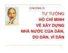 Bài giảng Tư tưởng Hồ Chí Minh: Chương 6 - ĐH Kinh tế