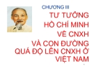 Bài giảng Tư tưởng Hồ Chí Minh: Chương 3 - ĐH Kinh tế