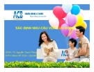 Thuyết trình: Xác định nhu cầu vốn lưu động
