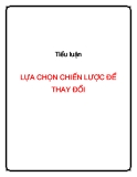 Tiểu luận: Lựa chọn chiến lược để thay đổi