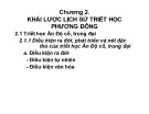 Bài giảng Lịch sử triết học - Chương 2: Khái lược lịch sử triết học phương Đông