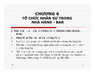 Bài giảng môn Quản trị nhà hàng: Chương 6 - GV. Trần Thu Hương