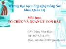 Bài giảng Tổ chức và Quản lý con dấu - GV Đặng Như Hảo