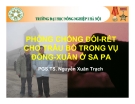 Bài giảng Phòng chống đói rét cho trâu bò trong vụ Đông - Xuân ở Sa Pa - PGS.TS. Nguyễn Xuân Trạch