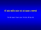 Bài giảng Tế bào miễn dịch và cơ quan Limphô – BS. Quách Thanh Lâm, BS. Đỗ Đại Hải