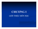 Bài giảng Nguyên lý thống kê: Chương 1 - GV. Hà Văn Sơn