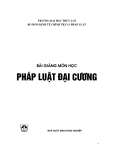 Bài giảng Pháp luật đại cương: Phần 1 - ĐH Thủy Lợi