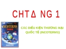 Bài giảng Thương mại quốc tế: Chương 1