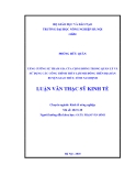 Luận văn Thạc sỹ Kinh tế: Tăng cường sự tham gia của cộng đồng trong quản lý và sử dụng công trình thủy lợi trên địa bàn huyện Giao Thủy tỉnh Nam Định