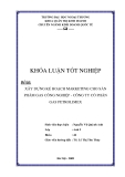 Khóa luận tốt nghiệp: Xây dựng kế hoạch marketing cho sản phẩm Gas công nghiệp - Công ty cổ phần gas petrolimex