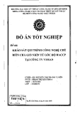 Đồ án tốt nghiệp: Khảo sát quy trình công nghệ chế biến chả giò từ góc độ HACCP tại công ty Vissan