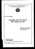 Đồ án tốt nghiệp: Nghiên cứu sản xuất mứt đông đu đủ