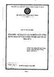 Đồ án tốt nghiệp: Tìm hiểu về HACCP và nghiên cứu ứng dụng HACCP vào công nghệ sản xuất trà sữa