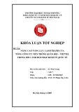 Khóa luận tốt nghiệp: Nâng cao năng lực cạnh tranh của tổng công ty viễn thông quân đội - Viettel trong bối cảnh hội nhập kinh tế quốc tế