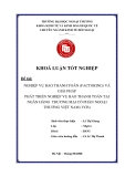 Khóa luận tốt nghiệp: Nghiệp vụ bao thanh toán( factoring) và giải pháp phát triển nghiệp vụ bao thanh toán tại ngân hàng thương mại cổ phần ngoại thương Việt Nam( VCB )