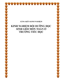 SKKN: Kinh nghiệm bồi dưỡng học sinh giỏi môn Toán ở trường tiểu học