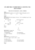 Câu hỏi trắc nghiệm Hoá học 11 chương VIII - Ban cơ bản