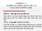 Bài giảng Nghiệp vụ hải quan - Chương 5: Nghiệp vụ chống buôn lậu và gian lận thương mại