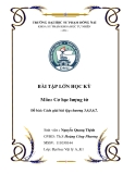 Bài tập lớn Cơ học lượng tử: Cách giải bài tập chương 3,4,5,6,7