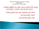 Bài thuyết trình: Kính hiển vi lực nguyên tử AFM