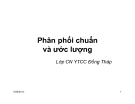 Bài giảng Thống kê y tế: Bài 3 - Y tế công cộng Đồng Tháp