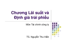 Bài giảng Tài chính công ty: Chương 5 - TS. Nguyễn Thu Hiền