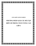 SKKN: Phương pháp giải các bài tập điền số trong Toán nâng cao lớp 2