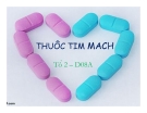 Bài thuyết trình: Thuốc tim mạch