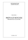 Giáo trình Pháp luật hàng hải (Phần 1) - ĐH Hàng hải