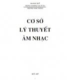 Giáo trình Cơ sở lý thuyết Âm nhạc: Phần 2 - ĐH Huế