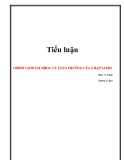 Tiểu luận: Chính sách tài khóa và tăng trưởng của Ả RẬP SAUDI