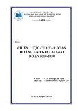 Tiểu luận: Chiến lược của tập đoàn Hoàng Anh Gia Lai giai đoạn 2010 - 2020