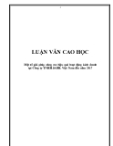 Luận văn cao học: Một số giải pháp nâng cao hiệu quả hoạt động kinh doanh tại Công ty TNHH JABIL Việt Nam đến năm 2017