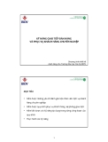 Bài giảng Kỹ năng giao tiếp bán hàng và phục vụ khách hàng chuyên nghiệp