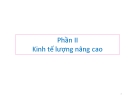 Bài giảng Kinh tế lượng: Phần 2 - TS Nguyễn Duy Thục