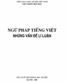 Những vấn đề lí luận về Ngữ pháp tiếng Việt: Phần 2