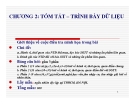 Bài giảng SPSS - Chương 2: Tóm tắt – trình bày dữ liệu