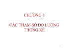 Bài giảng môn Nguyên lý thống kê kinh tế: Chương 3 - ĐH Kinh tế Quốc dân