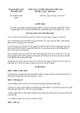 Quyết định 2038/2013/QĐ-UBND