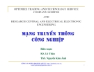 Bài giảng Mạng truyền thông công nghiệp - Ths. Nguyễn Kim Ánh