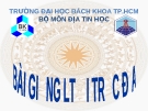 Bài giảng Lưới trắc địa