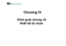 Bài giảng Phân tích và Thiết kế tổ chức: Chương IV - ThS. Phan Anh Hồng