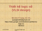 Bài giảng Thiết kế logic số (VLSI Design): Chương II/2.3