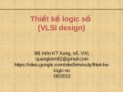 Bài giảng Thiết kế logic số (VLSI Design): Chương II/2.5